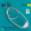 RESKIT RSU32-0225 F-35 (A/C) Lightning II close canopy frame for Trumpeter kit (3D Printed) 1/32